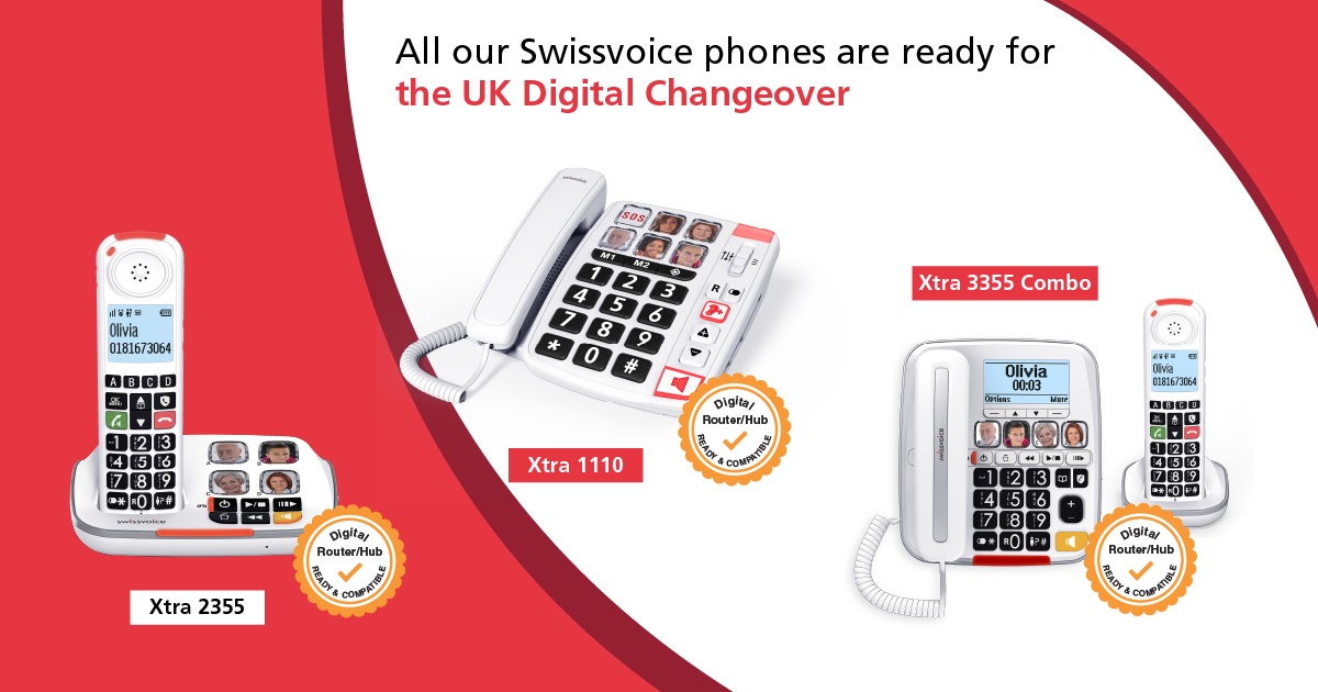 Swissvoice D28 telephone for seniors - Orientatech